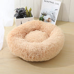 Fluffy Dog Bed Hypoallergenic Soft Round Non-Slip Machine Washable