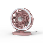 Portable USB Desk Fan with Adjustable Head Lightweight Compact Design