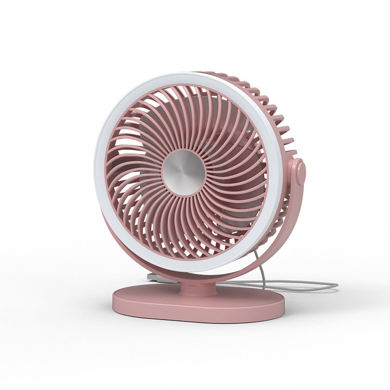 Portable USB Desk Fan with Adjustable Head Lightweight Compact Design