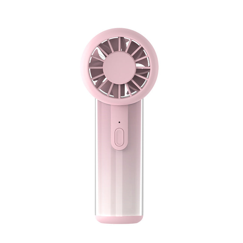 Portable USB Rechargeable Handheld Fan Compact Quiet Operation Ergonomic Grip