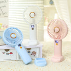 Portable Battery Fan with Digital Speed Display USB Rechargeable Lightweight Personal Cooling Fan