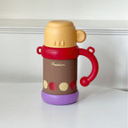 Unisex BPA-Free Plastic Water Bottle Leak-Proof with Carrying Handle Durable and Stylish