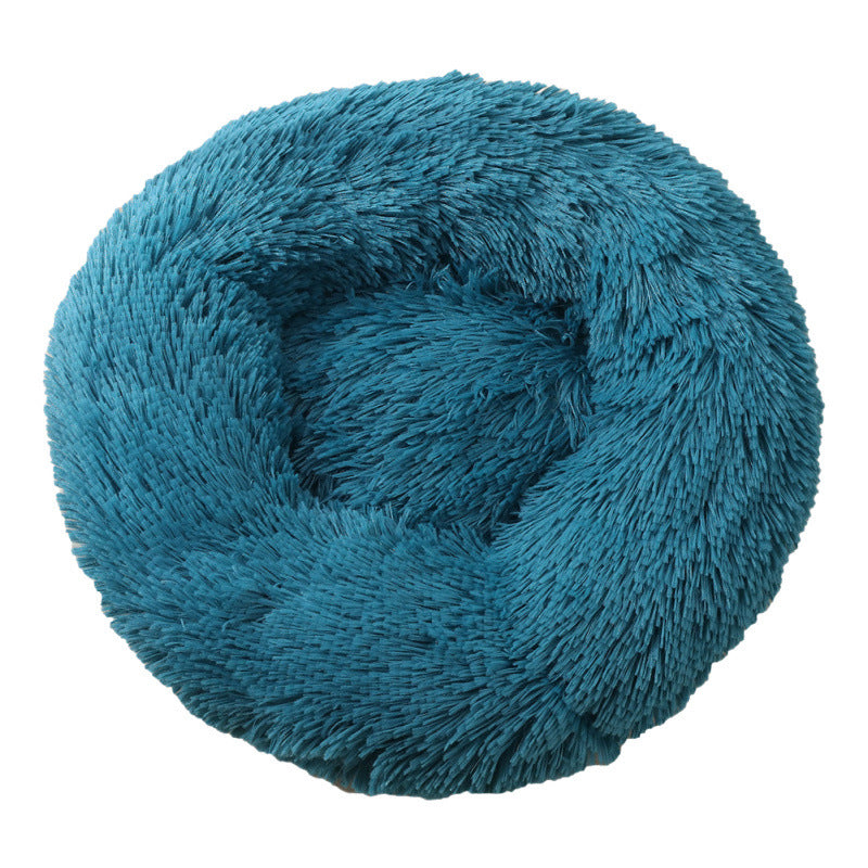 Fluffy Dog Bed Hypoallergenic Soft Round Non-Slip Machine Washable