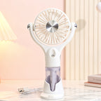 Portable Cooling Fan with Water Tank USB Rechargeable Lightweight Personal Air Cooler