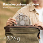Portable Table Fan with Digital Controls USB Rechargeable Quiet Desk Fan Compact Design