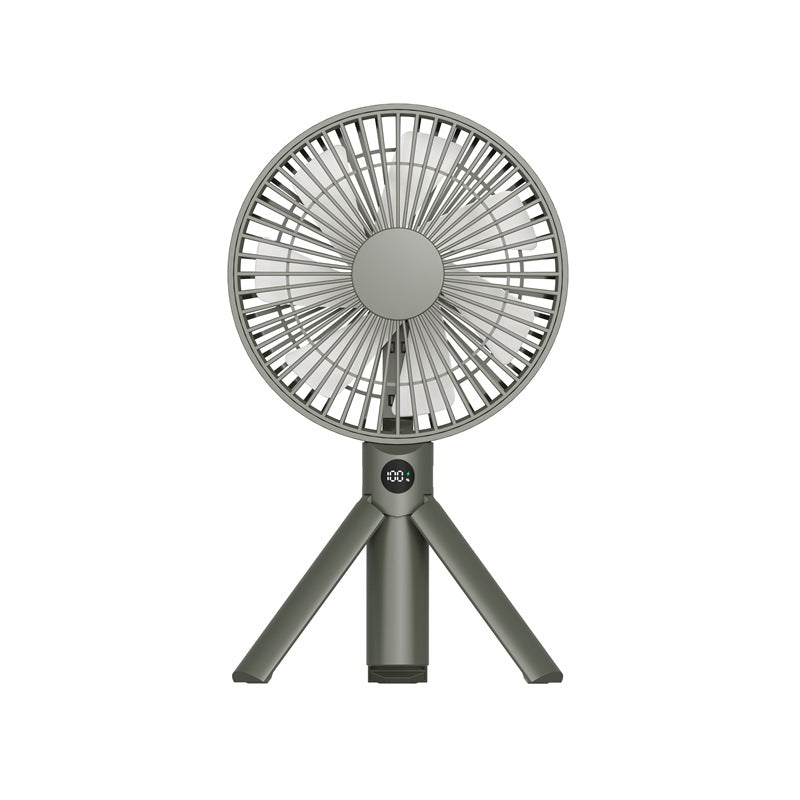 Flexible Cordless Table Fan with Adjustable Positions and LED Display Quiet Operation