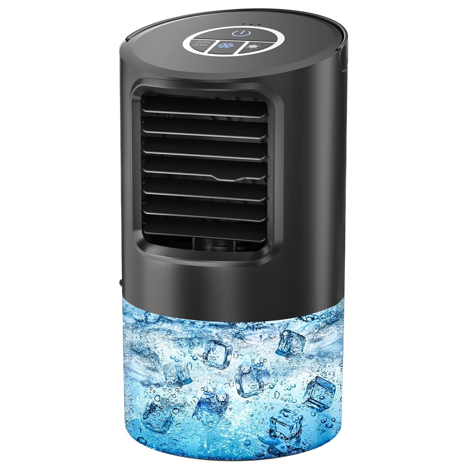 Portable Air Cooler Compact Evaporative Cooling Fan with Built-In Water Tank and Touch Controls