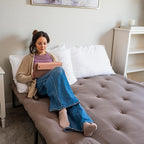 Women Sleep Flair Mattress Pad Soft Breathable Removable Cover