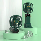 Portable Fan USB Rechargeable Compact Quiet Personal Cooling Fan