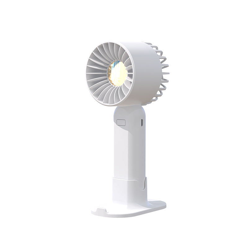 Ergonomic Rechargeable Desk Fan Portable Cooling Fan with Adjustable Speeds Quiet Operation