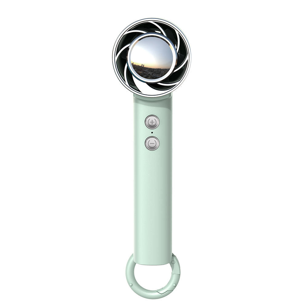 Portable Mini Hand Fan USB Rechargeable Compact Lightweight Personal Cooling Fan with Multiple Speeds