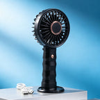 Women's Portable Handheld Fan with Powerful Battery and Cooling Spray Function USB Rechargeable