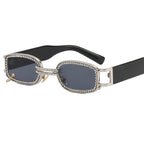 Women's Sunglasses Crystal Frame Sparkling Metallic UV Protection Stylish Fashion Eyewear