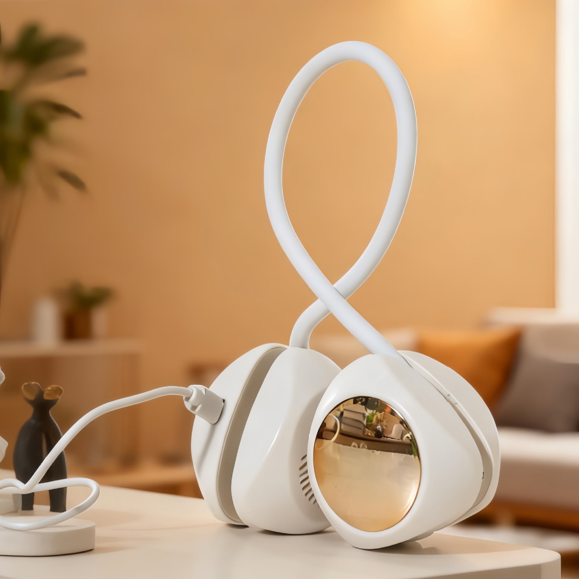 Women Bluetooth Headphones Wireless Over-Ear Lightweight Comfortable Fit with Gold Accents