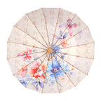Women's Foldable Umbrella Floral Pattern UV Protection Compact Lightweight
