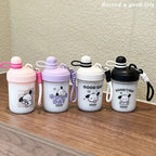 Women’s BPA-Free Water Bottle with Carrying Strap Leak-Proof Lightweight Portable