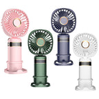 Portable High-Performance Personal Fan with Digital Display Multiple Speeds Long Battery Life