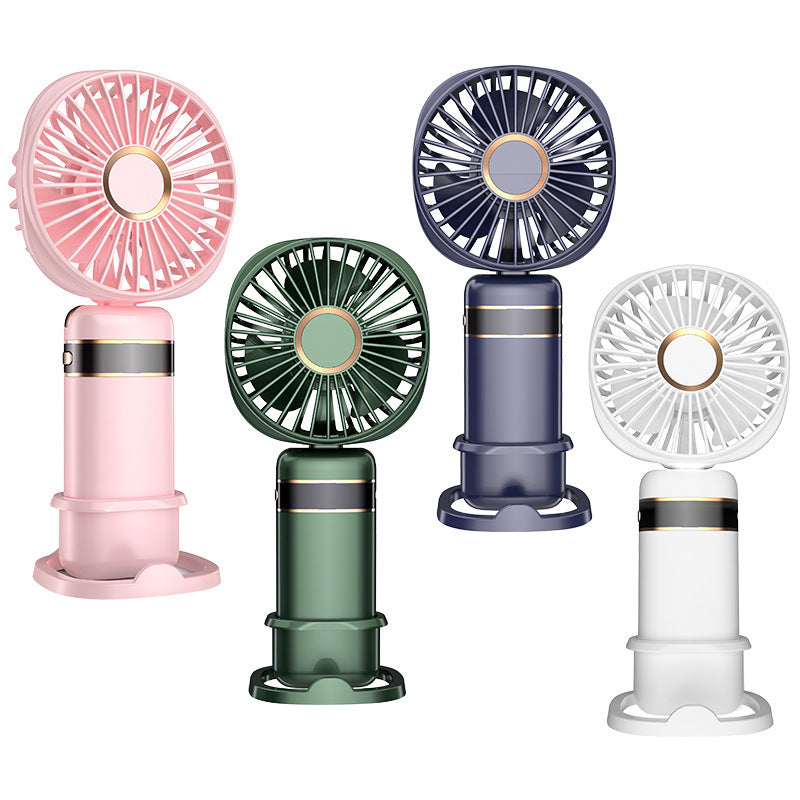 Portable High-Performance Personal Fan with Digital Display Multiple Speeds Long Battery Life