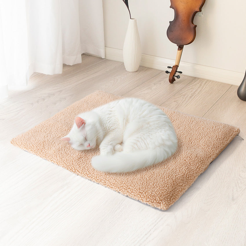 Women’s Cozy Soft Fleece Sleeping Mat Non-Slip Bottom Machine Washable
