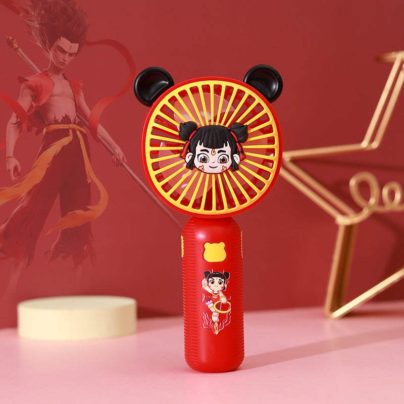 Ladies Portable Handheld Fan Lightweight Quiet Operation Creative Design for Travel and Outdoor Use
