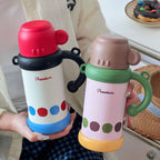 Unisex BPA-Free Plastic Water Bottle Leak-Proof with Carrying Handle Durable and Stylish