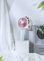 Harrow Rechargeable Handheld Fan Compact Portable Lightweight Quiet Operation Unisex