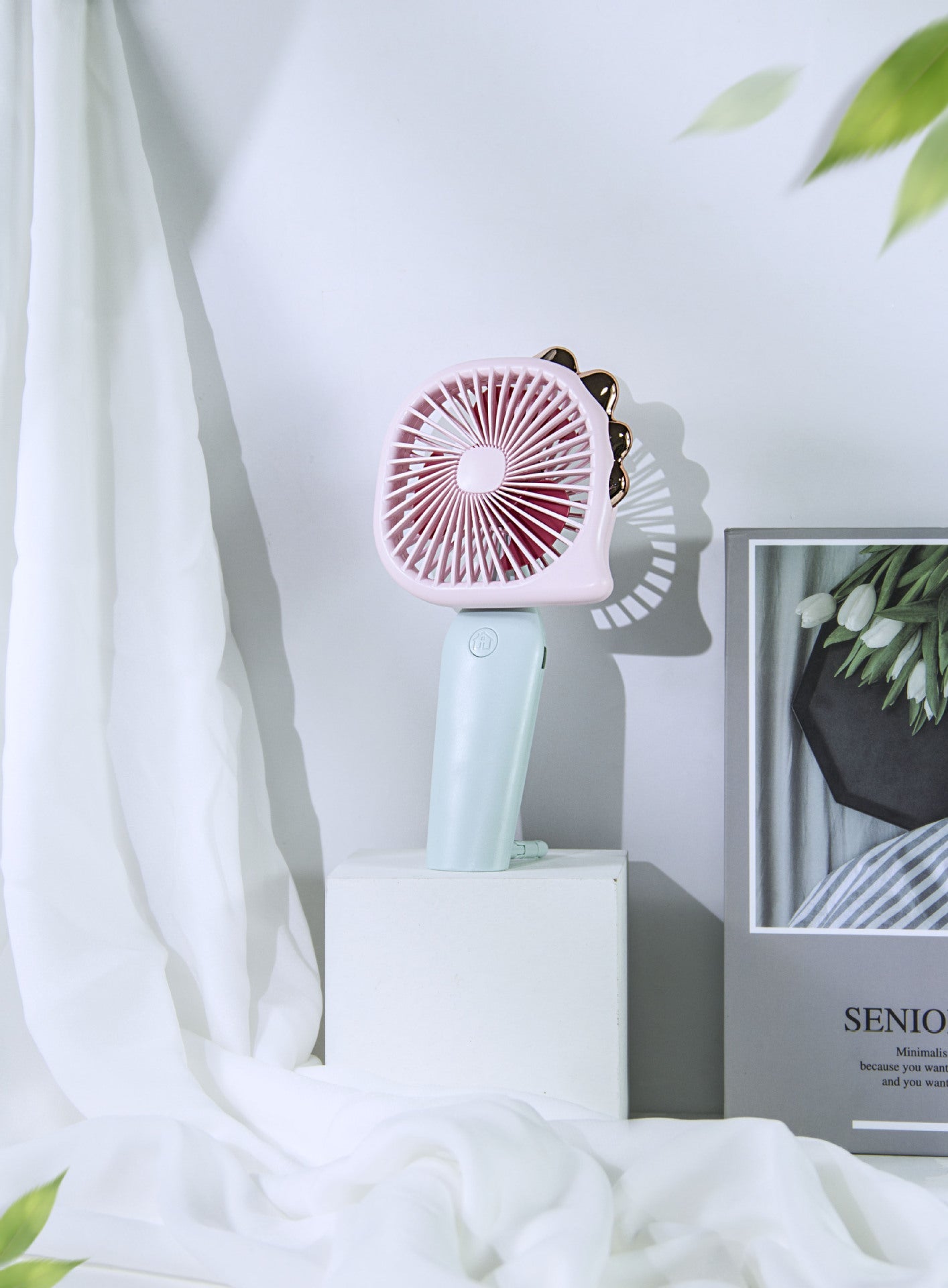 Harrow Rechargeable Handheld Fan Compact Portable Lightweight Quiet Operation Unisex