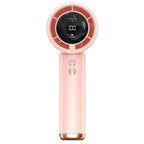 Portable Handheld Fan Black Gold Compact Rechargeable Personal Cooling Fan