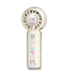 Portable Mini Fan USB Rechargeable Quiet Motor Cute Cat Design Handheld