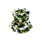 Unisex Multifunctional Neck Gaiter Breathable Stretchy Camouflage Scarf Headband