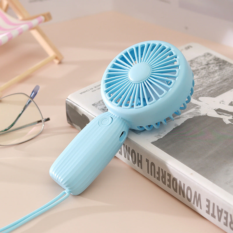 Portable USB Mini Fan with Ergonomic Handle Lightweight Quiet Personal Cooler