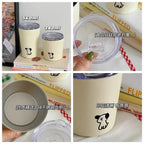 Women's Insulated Travel Mug with Funny Animal Design Spill-Proof Lid Durable BPA-Free