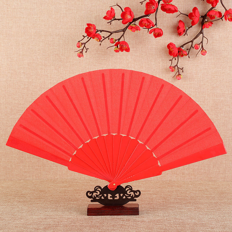 Unisex Colored Fan Set Lightweight Compact Handheld Fans for Travel and Events