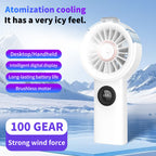 Portable Mini Fan Compact Lightweight Battery-Powered Personal Cooler