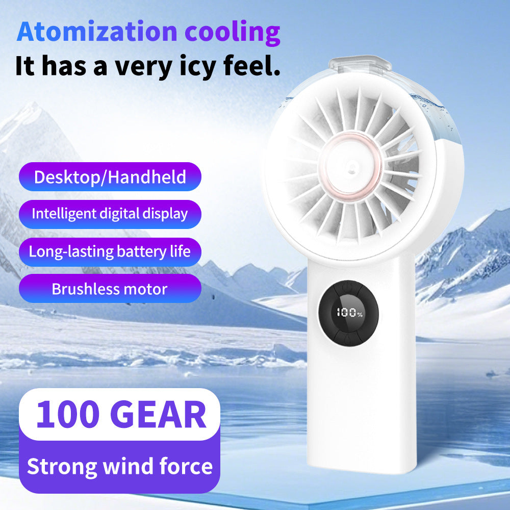 Portable Mini Fan Compact Lightweight Battery-Powered Personal Cooler
