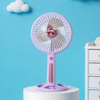 Portable Handheld Fan with Adjustable Tilt USB Rechargeable Lightweight Quiet Operation