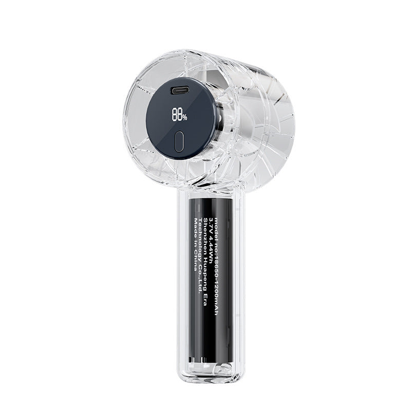 Harrow Compact Rechargeable Handheld Fan Portable USB-C Personal Cooling Fan with LED Indicator