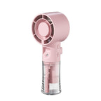 Ladies Portable Mist Fan Battery Operated Compact Lightweight Cooling Fan