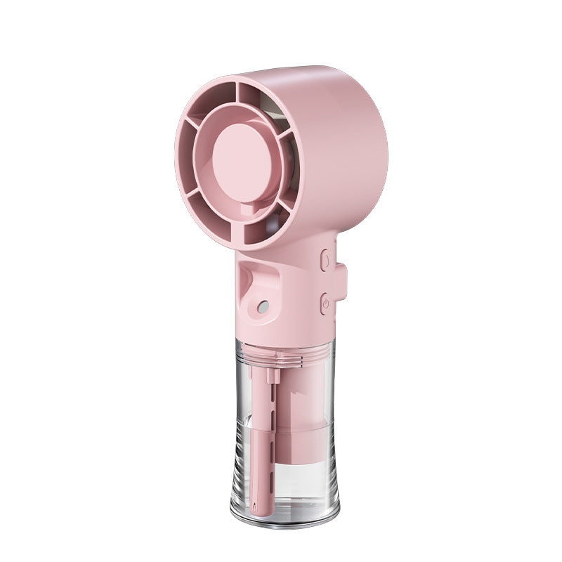 Ladies Portable Mist Fan Battery Operated Compact Lightweight Cooling Fan