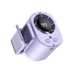 Harrow Women's Portable Waist Fan with LED Display Waterproof Clip-On Fan