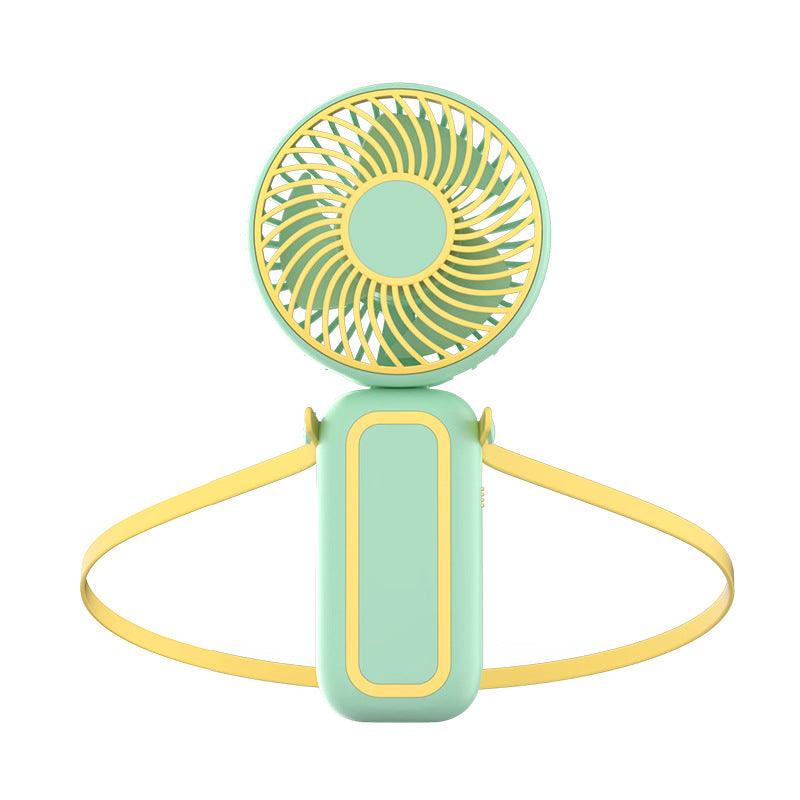 Women Portable Neck Fan with Tilted Head USB Rechargeable Lightweight