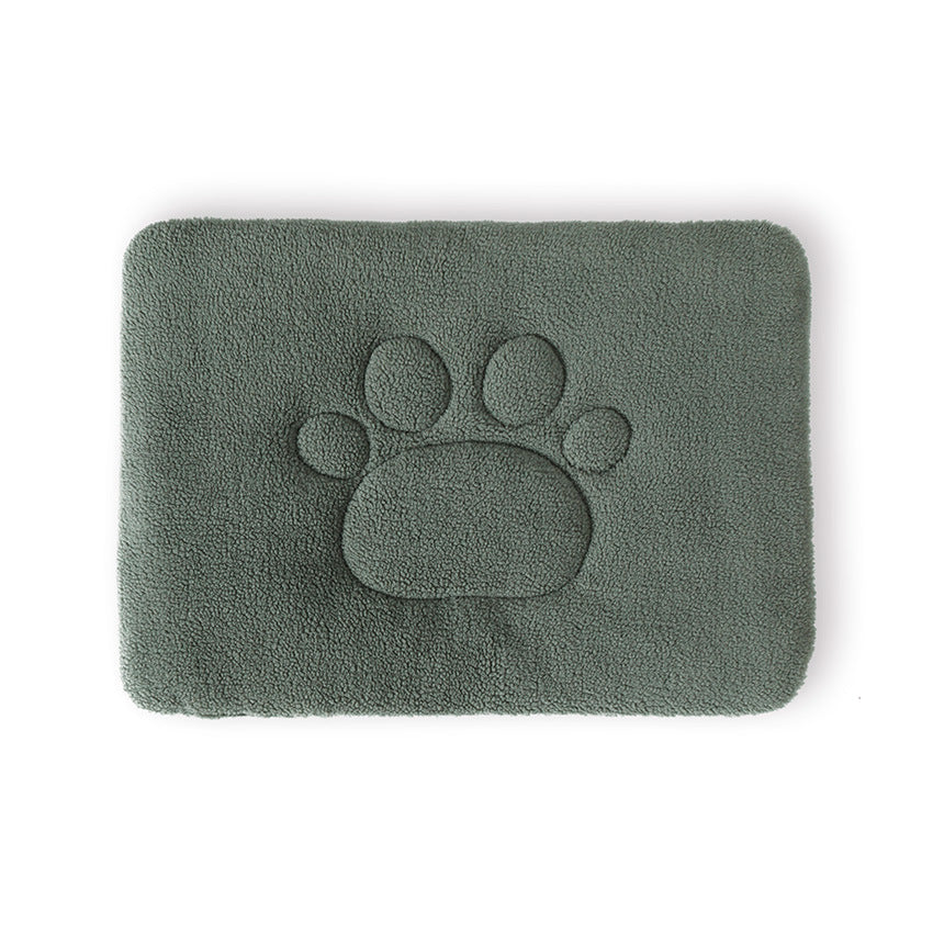 Harrow Soft Pet Mat Hypoallergenic Non-Slip Bone Pattern Indoor Dog Cat Bed