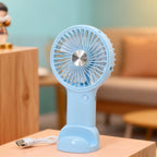 Portable Handheld Fan with Variable Speed Control USB Rechargeable Ergonomic Compact Design