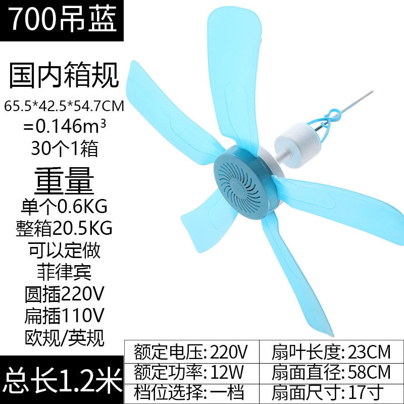 Ceiling Fan 12W Energy-Efficient Motor Quiet Operation Modern Design
