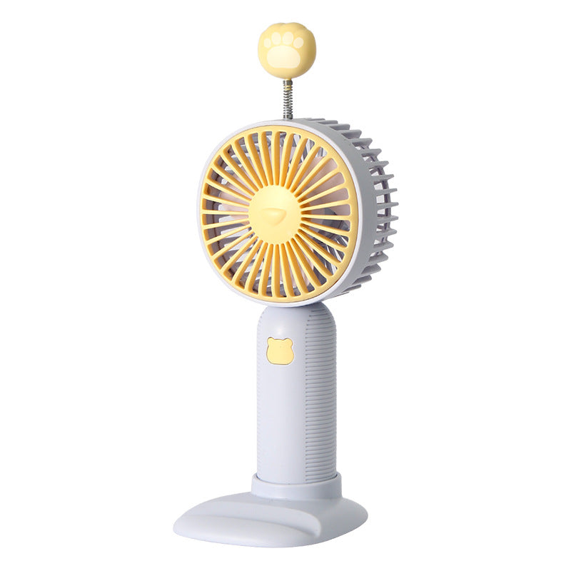 Portable Handheld Fan USB Powered Lightweight Quiet Operation Cute Animal Design