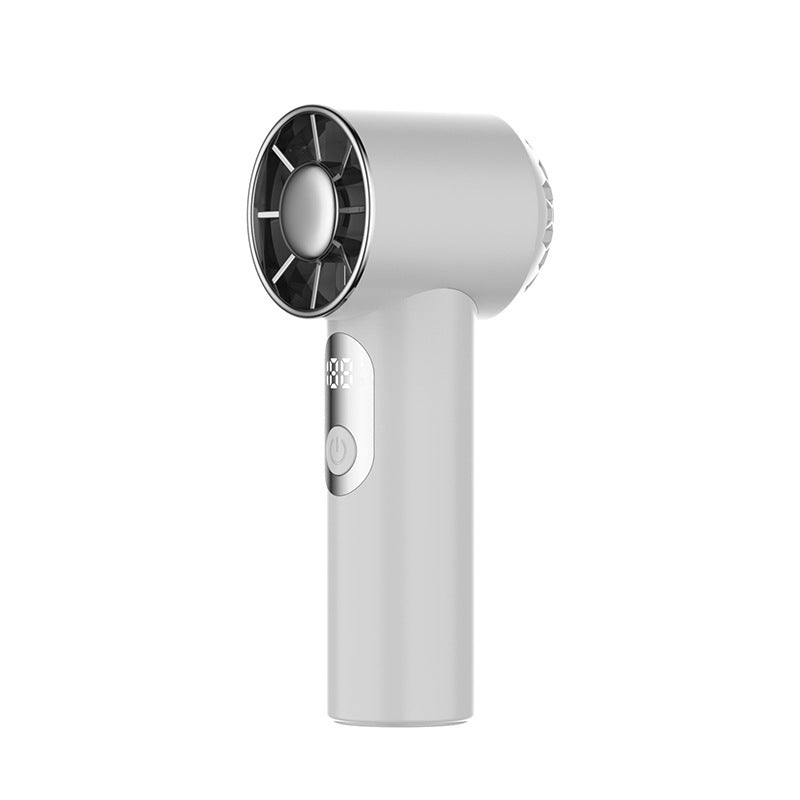 Handheld Portable Fan USB Rechargeable Stepless Speed Control Compact Lightweight