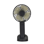 Portable Rechargeable Handheld and Desk Fan Quiet Brushless Motor 3 Speeds