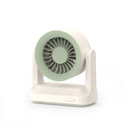 Compact USB Table Fan and Air Circulator with Quiet DC Motor and Swivel Head