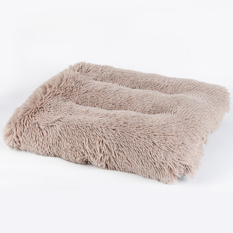 Unisex Cozy Pet Pillow Soft Fiber Non-Slip Machine Washable Cushion for Small and Medium Pets