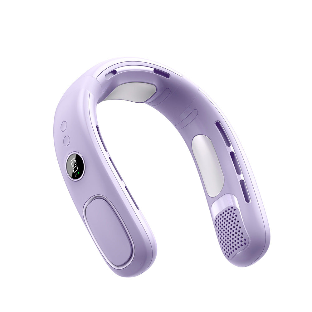 Women's Portable Neck Fan Lightweight Adjustable Speed Quiet Operation